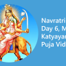 Navratri 2023 Day 6, Maa Katyayani Puja Vidhi